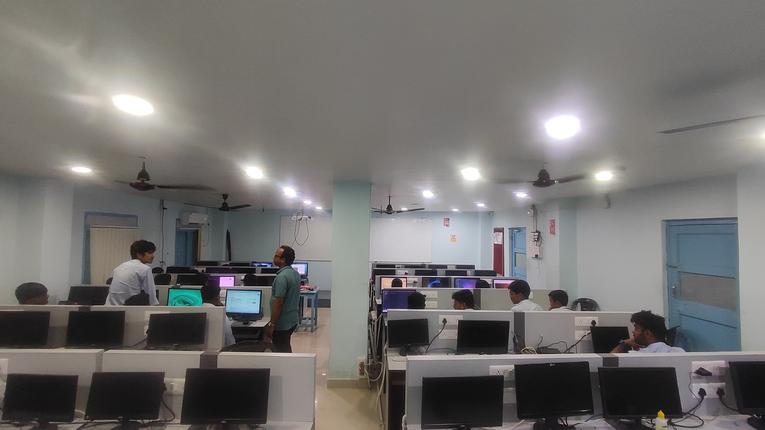Computer lab training session in progress